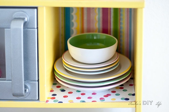 I love this gorgeous Ikea play kitchen hack!