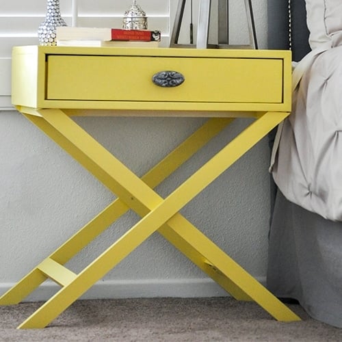 This X-leg accent table is an easy build and this detailed step by step tutorial with free plans will show you how you can build one that looks straight out of the store.