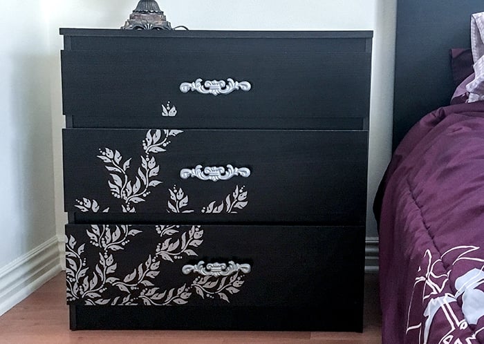 Wait to you see how she rescues this Ikea Malm dresser hack...