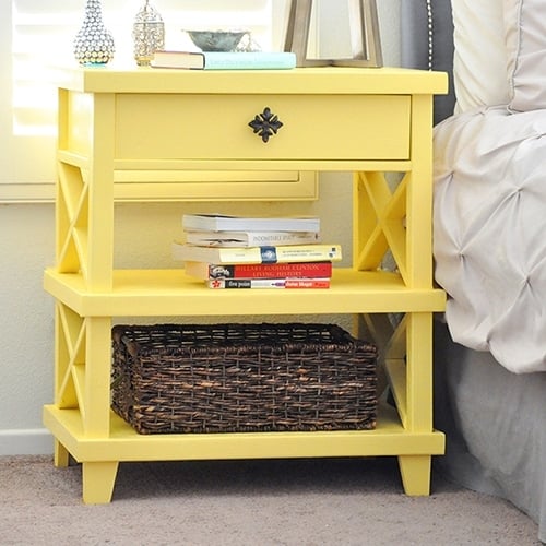 DIY Pottery Barn Inspired Nightstand – Free Plans
