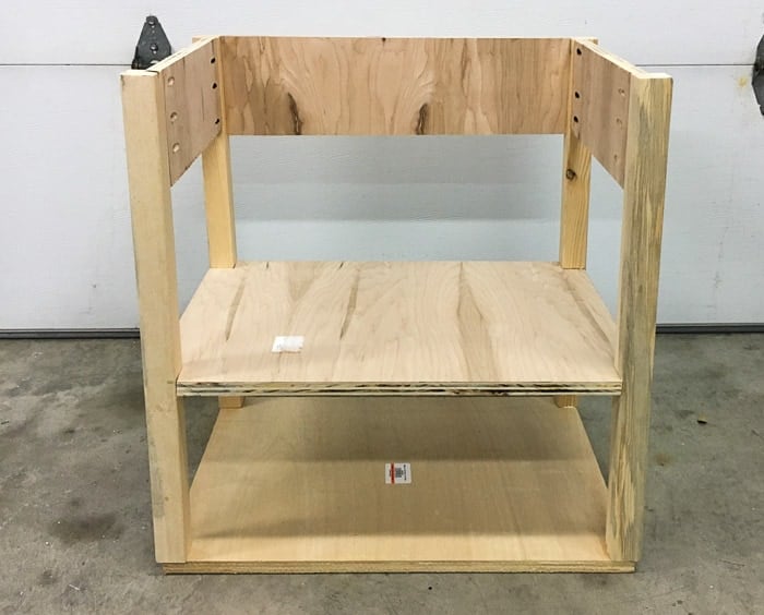 Building a Pottery Barn inspired nightstand