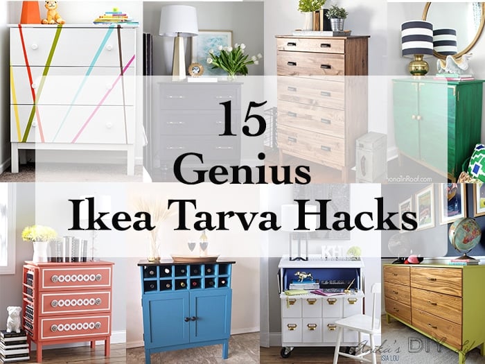 15 Amazing and genius DIY Ikea Tarva dresser hacks to inspire you