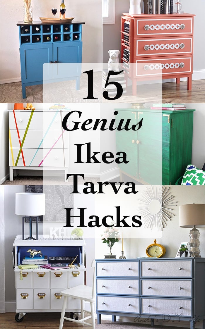 15 Amazing and genius DIY Ikea Tarva dresser hacks to inspire you