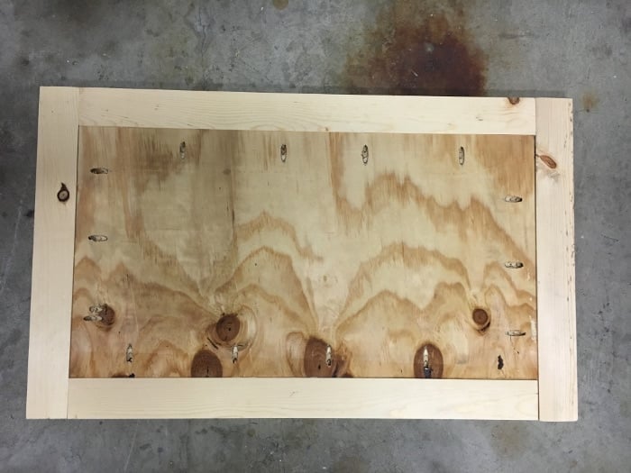 DIY Ikea Ivar cabinet hack building the top