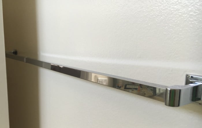 How to update a towel bar without removing it