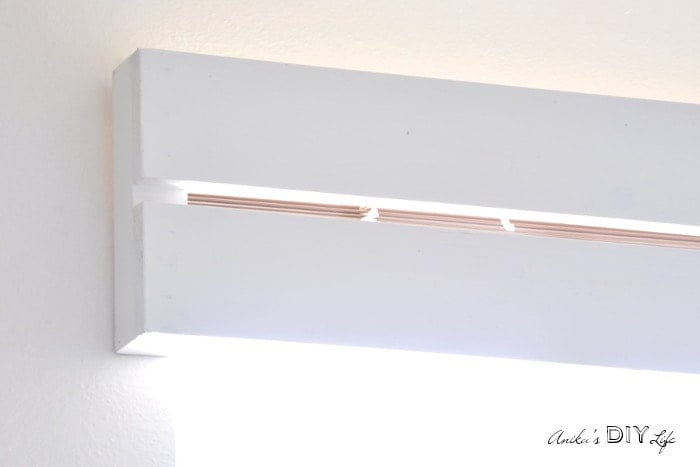 You won't believe how easy it is to make this DIY wood valence
