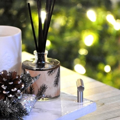 DIY Hexagonal Marble Tray – Using Contact Paper