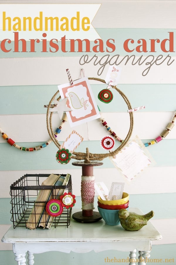 Christmas card holder ideas | holiday card displays ideas