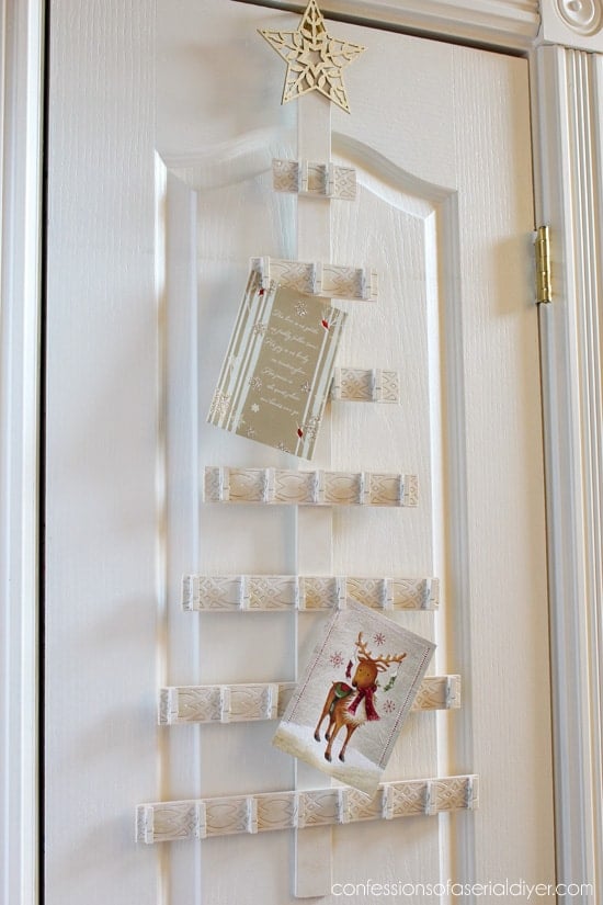 Organize all the Christmas cards and make them look like pretty decor with all these Christmas card display ideas!