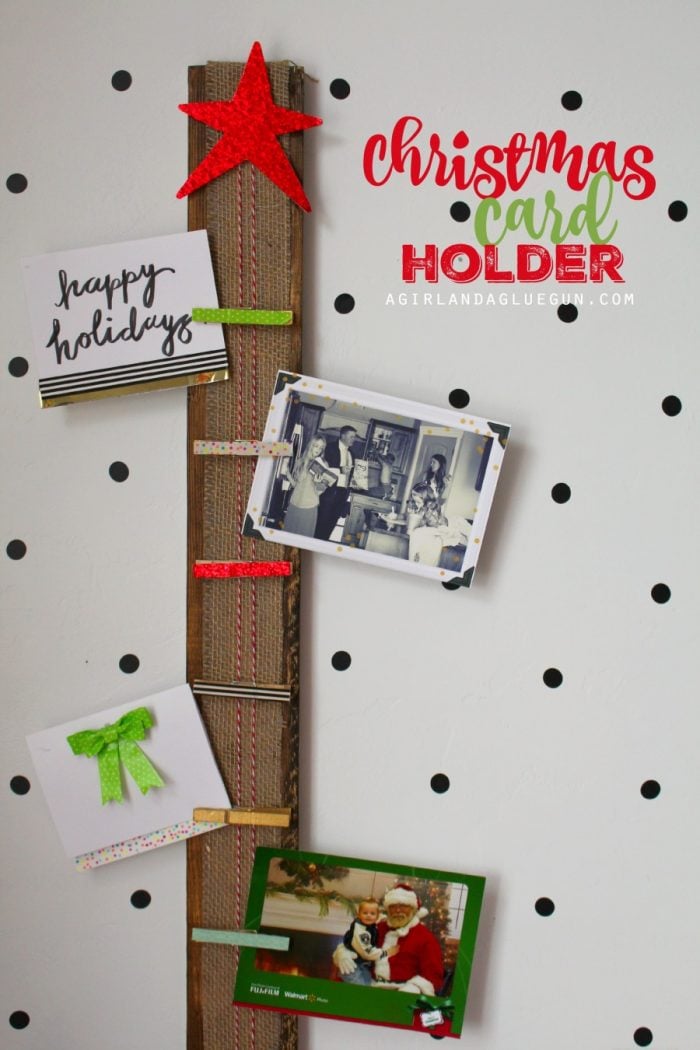 Organize all the Christmas cards and make them look like pretty decor with all these Christmas card display ideas!
