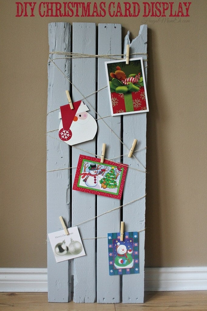Organize all the Christmas cards and make them look like pretty decor with all these Christmas card display ideas!