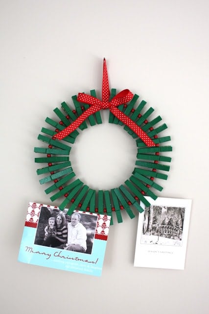 Organize all the Christmas cards and make them look like pretty decor with all these Christmas card display ideas!