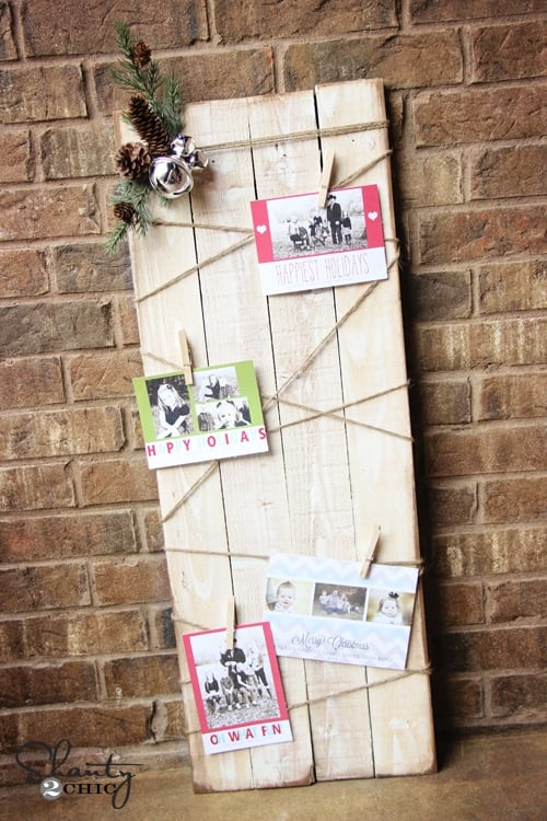 Organize all the Christmas cards and make them look like pretty decor with all these Christmas card display ideas!