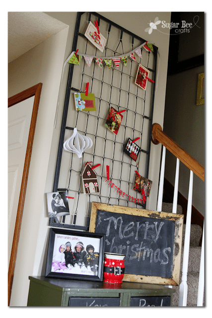 Organize all the Christmas cards and make them look like pretty decor with all these Christmas card display ideas!