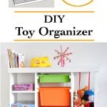 DIY Toy organizer | DIY toy storage idea | Perfect for small spaces and Kids!