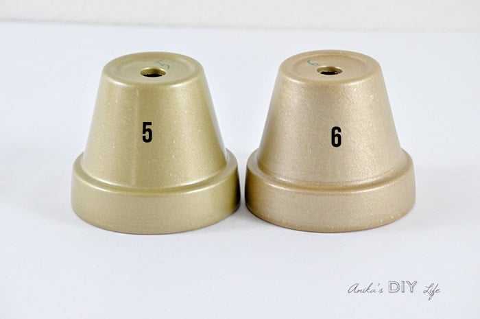 Gold spray paint comparison for Rustoleum universal and valsprar