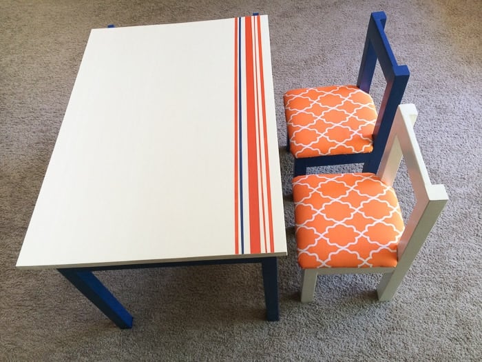 Easy DIY Kids table with storage | Build a schoolhouse desk. Easy beginner's build