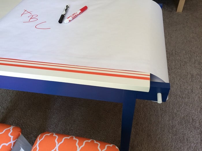 Easy DIY Kids table with storage | Build a schoolhouse desk. Easy beginner's build
