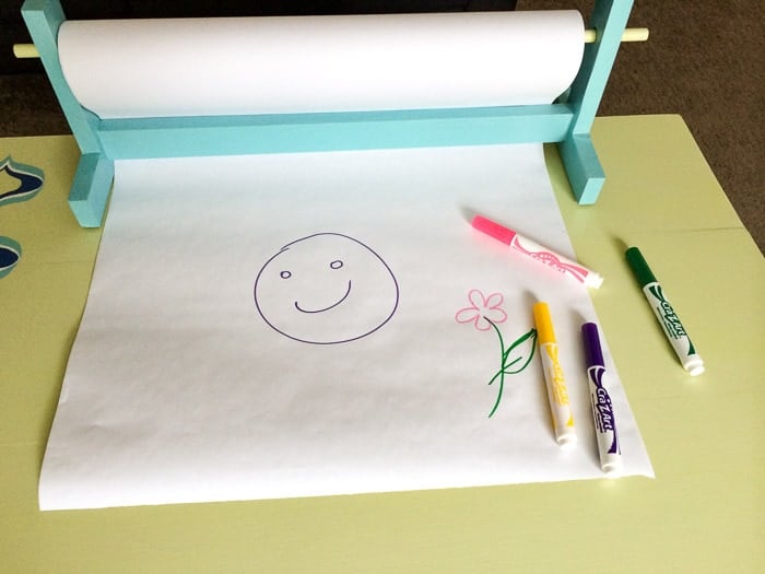Easy DIY Kids table with storage | Build a schoolhouse desk. Easy beginner's build