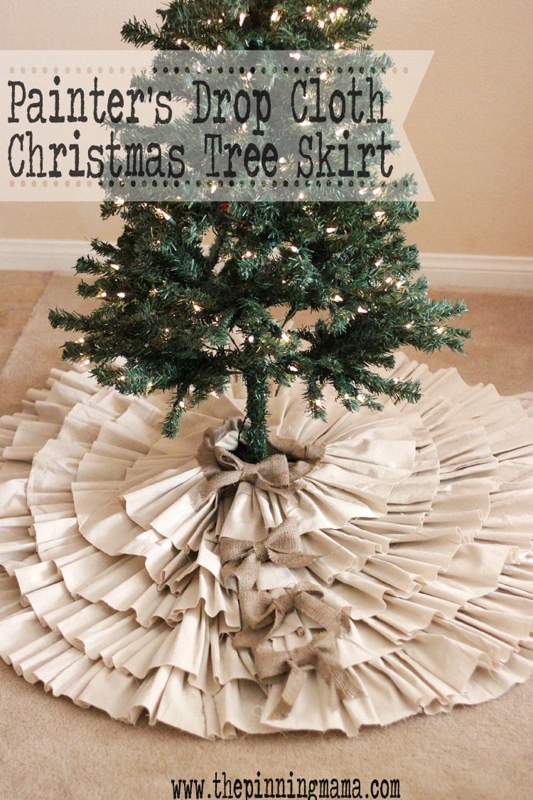 25+ AMAZING drop cloth projects! Lots of great and easy projects for beginners