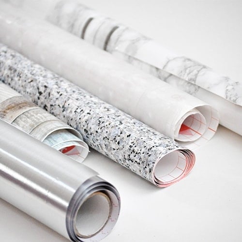 Decorating with all types of contact paper | marble, granite, stainless steel, wood, translucent