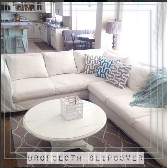 25+ AMAZING drop cloth projects! Lots of great and easy projects for beginners