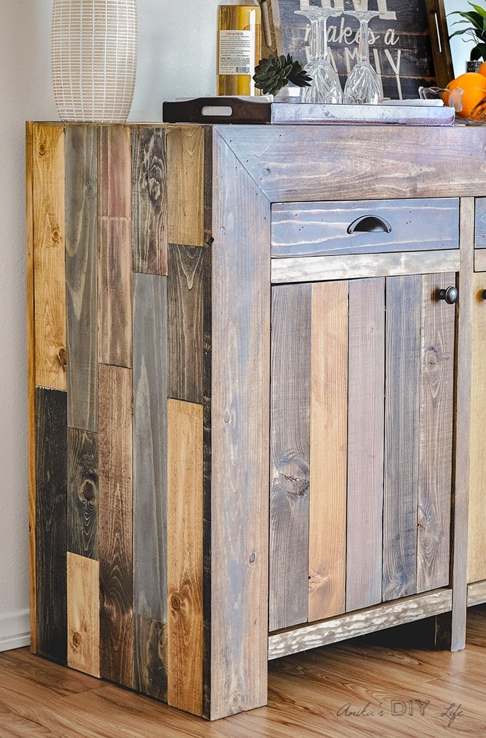 Build a West Elm inspired DIY Emerson buffet! Free Plans available!