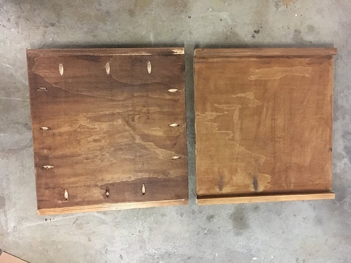 Step by step tutorial on how to build a West Elm inspired Emerson buffet/ sideboard with plans
