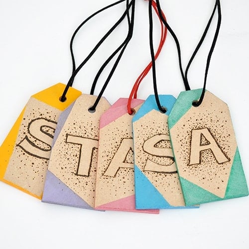 Perfect Beginner Wood Burning Project: DIY Monogrammed Tags