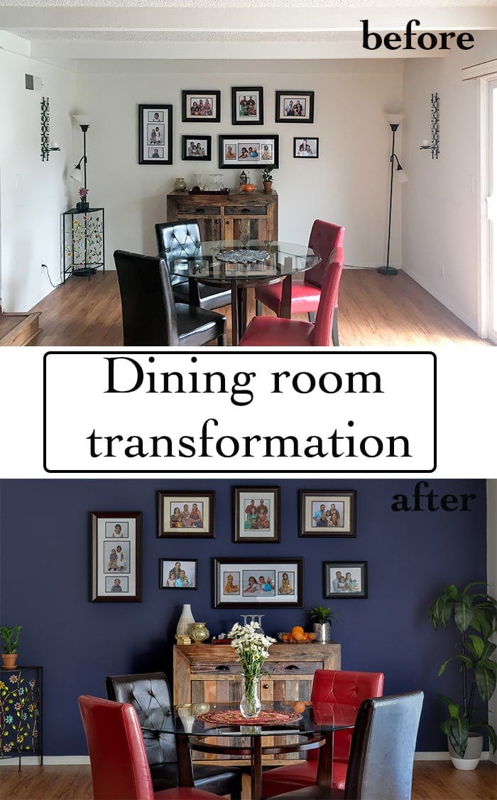 Paint an accent wall. Dining room color scheme and ideas | Choosing the perfect paint color
