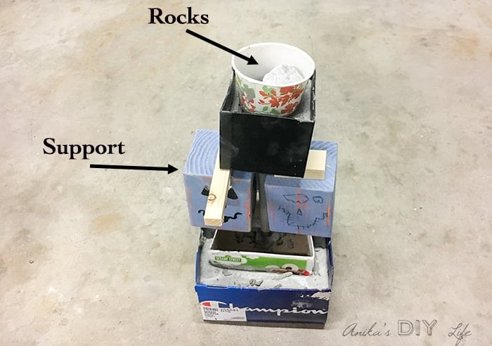 How to make a tiered DIY cement planter