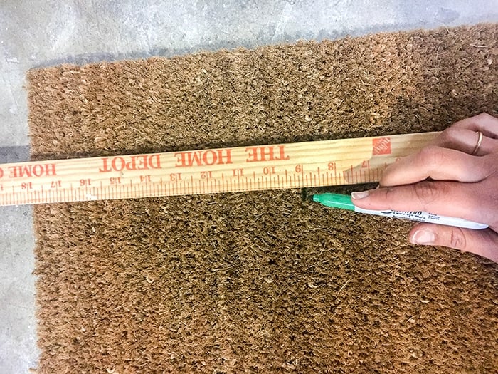 How to make a custom DIY doormat