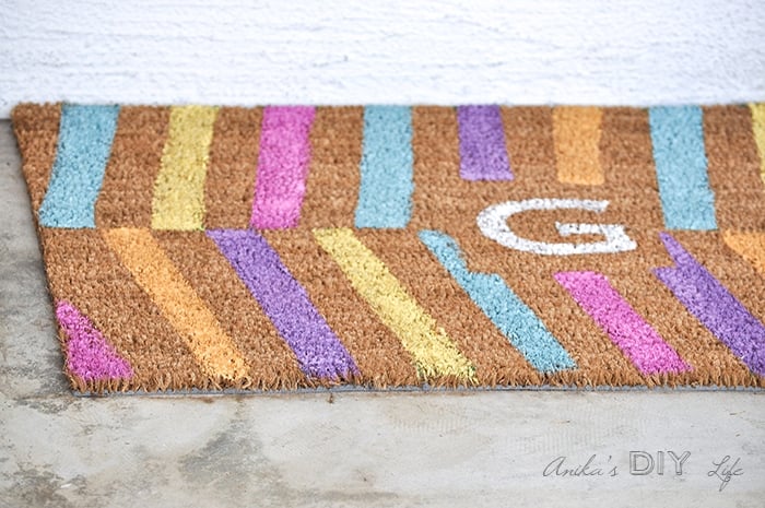 Easy DIY custom doormat
