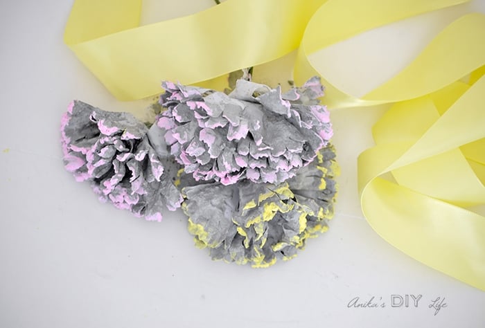 Tutorial - how to make concrete flowers