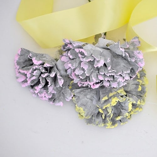 Easy DIY Concrete flowers