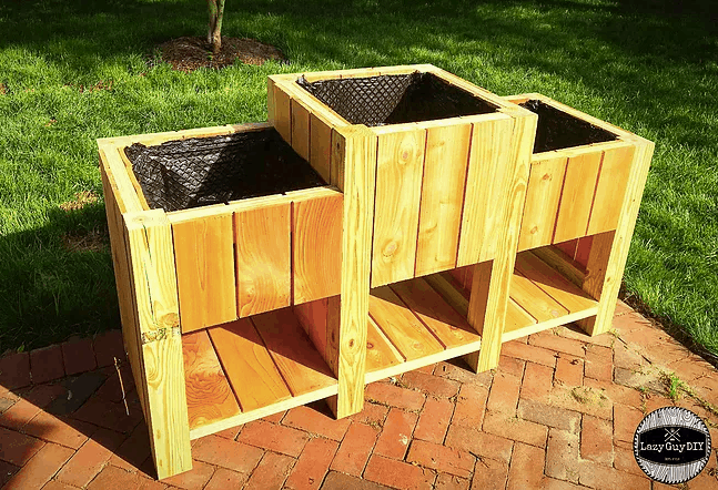 DIY wooden planter box ideas
