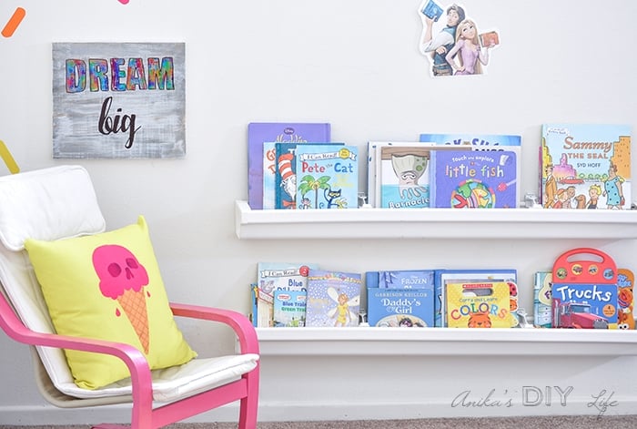 colorful kids room decor using deco foil and adhesive