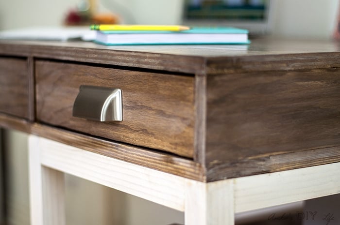 Inspiration for modern farmhouse desk and drawers