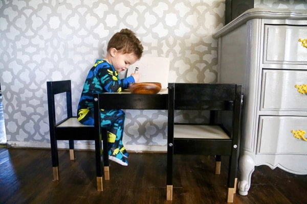 A simple Ikea Latt makeover idea - many more ideas in this post!