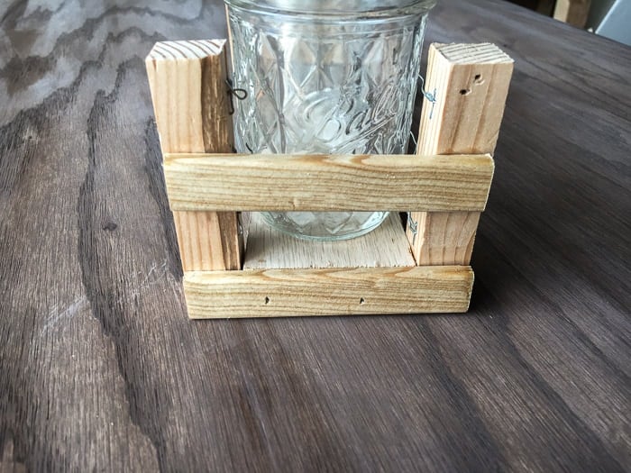 Make an easy desk organizer using mason jars