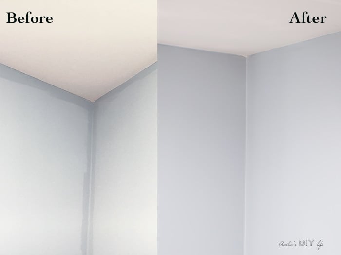 How to fix the uneven paint color issue - hatbanding or picture framing without repainting