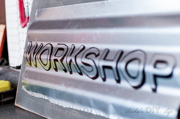 Easy custom industrial metal sign - Full how to tutorial