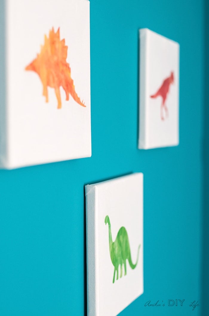 Easy Canvas wall art idea. Convert any printable into canvas art!