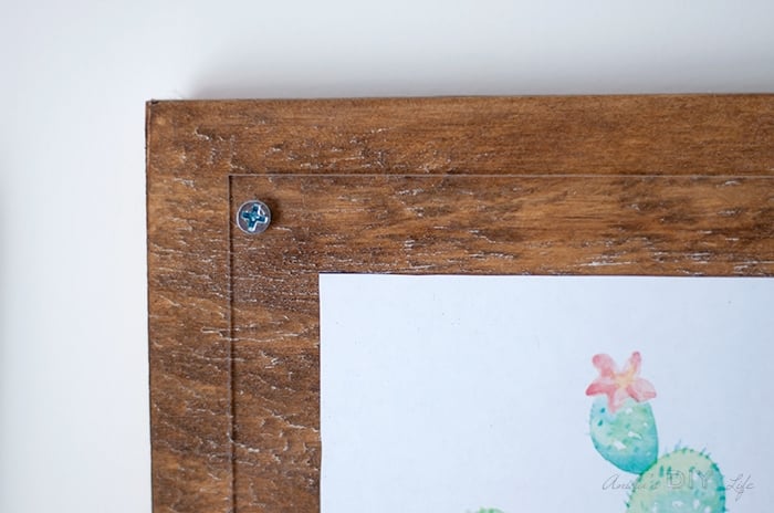 WOW! Easy cheap custom wood frames!