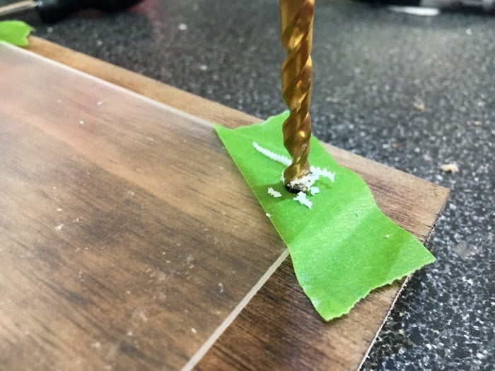 How to drill a hole in plexiglass | DIY photo frames