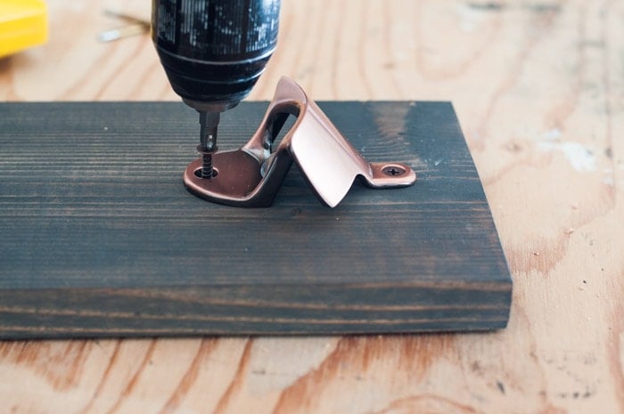 I love Copper!! DIY Bottle opener. Gift idea for him