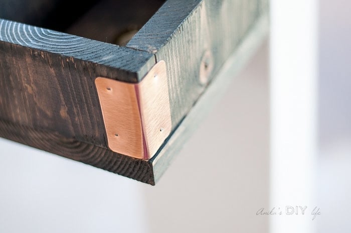 How to attach metal to wood