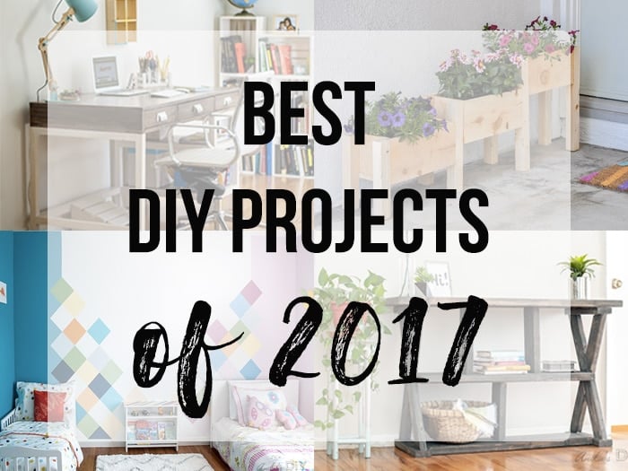 The best DIY projects of 2017 from Anika's DIY Life. From home decor to beginner woodworking project ideas! Get your DIY fix with the best of the best!