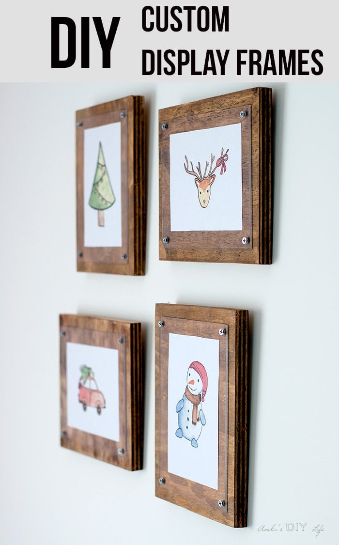 How to make easy DIY custom frames for pictures and printables