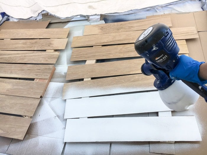 This is the fastest way to paint stairs and stair risers